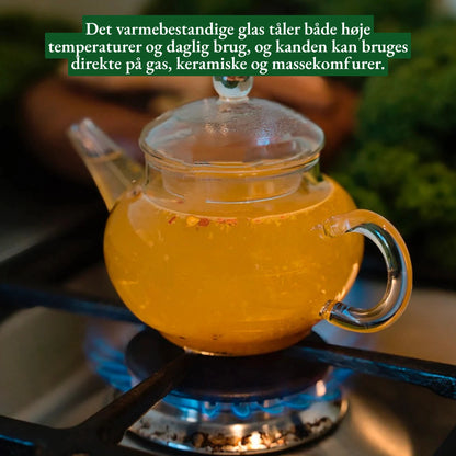 Glas tekande med filter