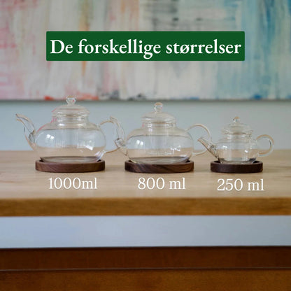 Glas tekande med filter