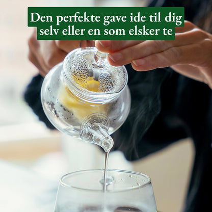 Glas tekande med filter