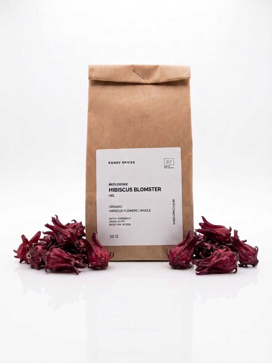 Hibiscus Blomst - 50g Økologisk