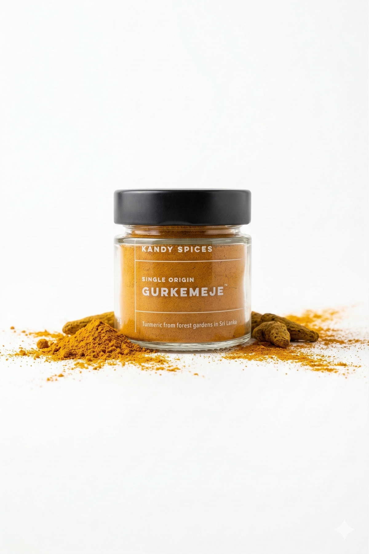 Stødt gurkemeje - 50g fra Sri Lanka til din te.