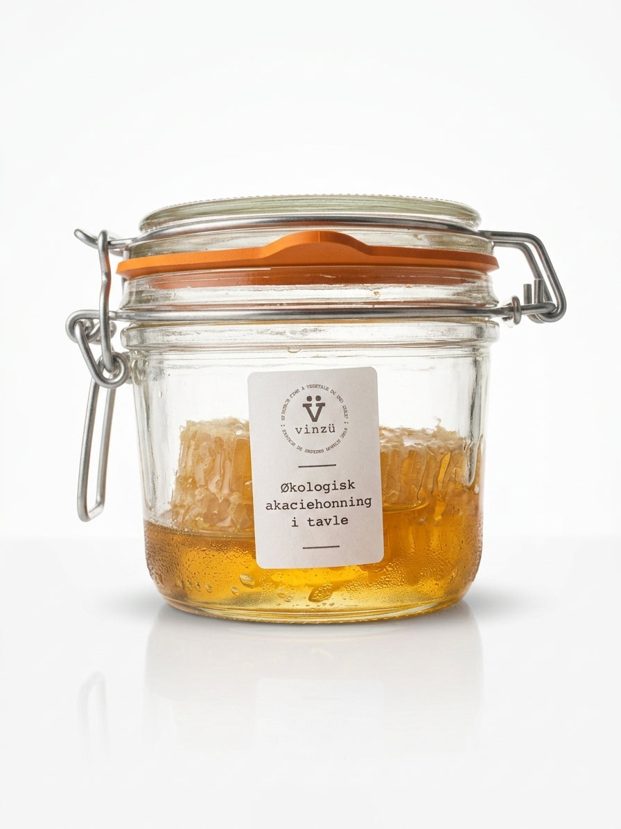 Miel en rayon acacia-Rå Acacia honning 150-200g.