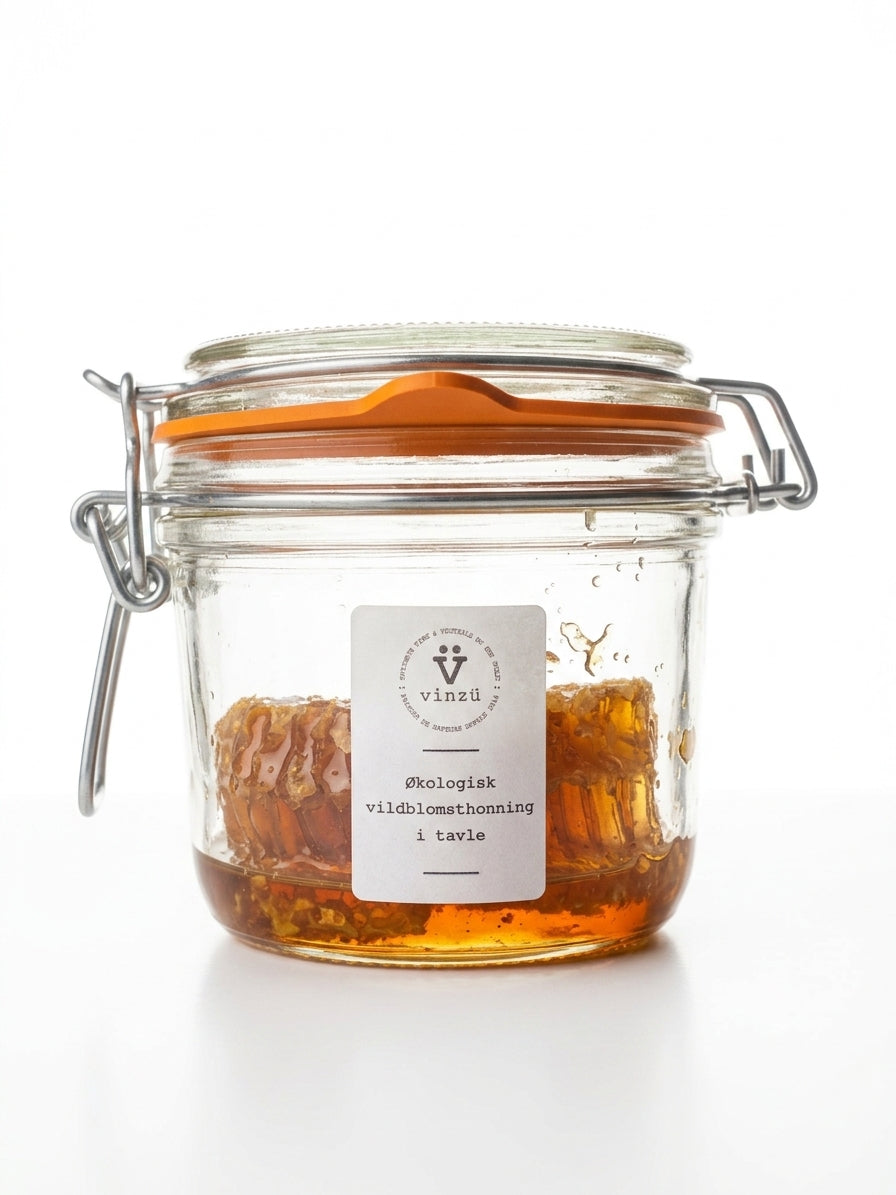Miel en rayon Fleurs sauvages - Rå vildblomsthonning 150-200g.